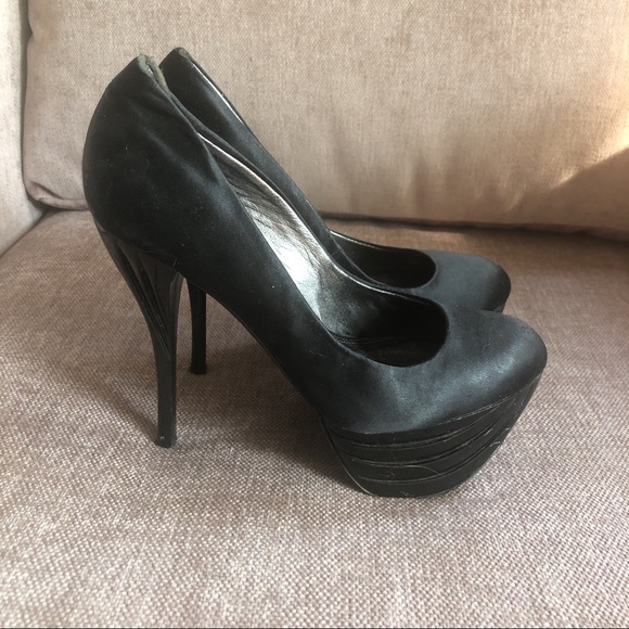 🖤👠 Bebe Riley Platform Pumps - Picture 2 of 7